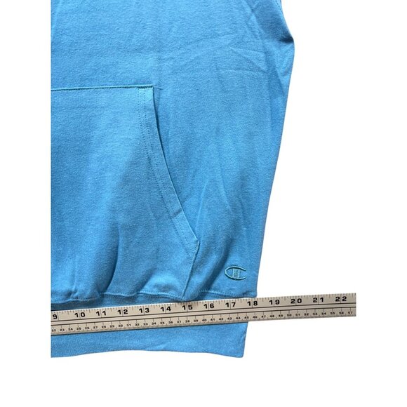 Champion - Men's Sleeveless Hoodie - Light Blue - Small - Picture 8 of 16
